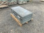10no 120cm x 60cm x 3cm Natural Blue/black slate hearth slabs (Ref 532)