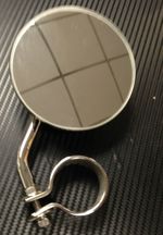 EXHAUST MOUNTED REAR VIEW MIRROR. COMPATIBLE WITH: MASSEY FERGUSON & FERGUSON