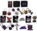BLACK SABBATH - OFFICIAL LOGO SWEATBAND METAL KEYRING BADGE PACK - NEVER SAY DIE