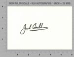 Sir Jack Brabham Hand Signed White Card Formula One F1 Racing Autograph COA