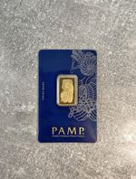 PAMP Suisse 10g Gold Bar 0.9999 Fine Gold in Veriscan Assay Card