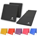 MAXSTRENGTH Tri Folding Exercise Thick Mat Yoga Gym Training Padded Non Slip