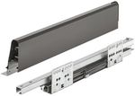 Hafele Matrix Drawer System Anthracite 84x350mm will hold 35kg 552.56.492 CAMPER