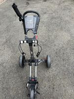 Powakaddy MICRA 3-Wheel Collapsible Push Golf Trolley with Umbrella Holder