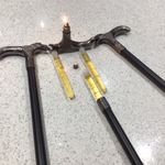Walking/Gadget Stick Eagle Derby Handle With Lighter And 3 Flasks
