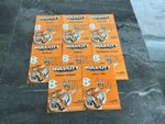 8 X HULL CITY (HOME) PROGRAMMES - SEASON 1974-75