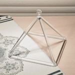 4 inch Quartz Singing Clear Meditation Triangle Chakra Healing Crystal Pyramid