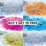 Chunky Glitter 3mm Cosmetic Art Craft Glitter Hair Face 5g 10g BUY 5 GET 10 FREE