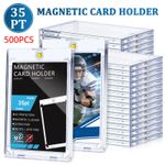 500PCS 35PT Magnetic Trading Card Holder For Trading Sports Cards UV Protection