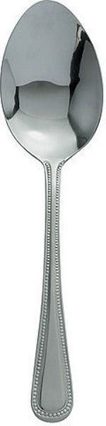 12x Bead Table Spoon, Cutlery, Dozen Table Spoons, Stainless Steel 18/0