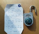Vintage Padlock, Sargent & Greenleaf Combination, With Combo, Locksport