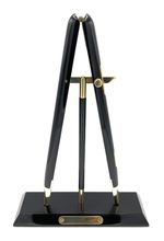 Presentation Pace Stick Black Brass Mounts with Engraving Plate R2879