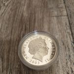 NEW ZEALAND 1 DOLLAR 2003 SILVER 999 PROOF Lord of the Rings-Mirror of Galadriel