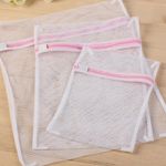 3x Zipped Laundry Washing Machine Mesh Net Bra Socks Lingerie Underwear Wash Bag