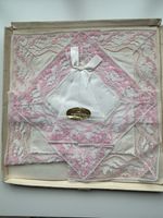 Vintage Mid-Century Boxed Irish Lace Handkerchiefs | Bridal | Mothers Day 