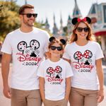 Disney Trip 2026 Family Matching T Shirt Minnie Disneyland Holiday T-Shirt Gift