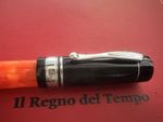 MILLE9CENTO Oversize Fountain Pen Amber Marble Resin M Cartridges