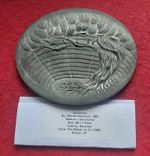 BRITISH ART MEDAL SOCIETY "EPIDAUROS" 1992 BY WERNER NIERMANN 95 x 110mm, 270g