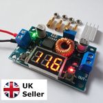 XL4015 5A 75W DC-DC Step Down Buck Converter with LED display PLUS OPTIONAL CASE