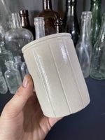 Large Vintage Old Stonewear M FMF Jam Marmalade Preserve Jar Pot