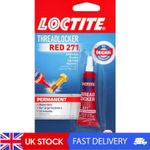 Loctite Red Threadlocker 271 - Strong Permanent Locking Fluid, 0.2 fl oz