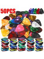 50X Guitar  0.46mm Thin Picks Plectrums for Electric, Bass & Ukulele UK Supplier