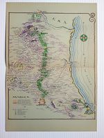 1935 Map, Matias Santoyo, Mexico City, Heroica Veracruz, Tampico, Queretaro