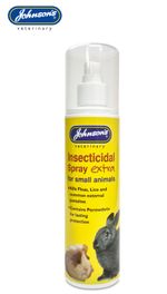 JOHNSONS VETERINARY INSECTICIDAL SPRAY EXTRA FOR SMALL ANIMALS 150ML