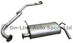 Suzuki Jimny 1.3i 1998-2005 Exhaust System - Centre & Rear