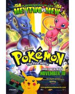 Pokemon Mewtwo The First Movie 35mm Film Cell strip very Rare var_a