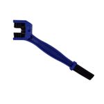 Bike Chain Cleaning Brush Motorcycle MTB Bicycle Chain Cleaner Brush Blue