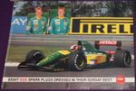 Signed Johnny Herbert & Mika Häkkinen - Formula 1 Lotus Ford - Poster