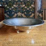Antique Arts & Crafts 25cm Liberty TUDRIC 01354 Hand Hammered Pewter Bowl