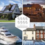 8 Piece Lightweight Bracket Set for Solar Panel RV Wall Mount