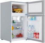 Cookology Under Counter Fridge Freezer 85L 48cm Freestanding - Silver UCFF87SL