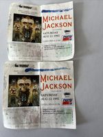 Michael Jackson Concert Ticket Stubs For Wembley Stadium 22nd August 1992