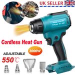 For Makita 18V Li-ion Battery Cordless Hot Air Gun Electric Heat Gun 4x Nozzles