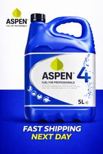 Aspen 4 – 5 Litre Alkylate Petrol for 4-Stroke Engines | Cleaner, Safer Fuel