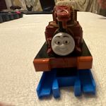 Tomy Thomas & Friends Harvey working train with carriage and transport carriage