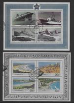 SOUTH AFRICA 1982 SIMONSTOWN & 1983 BEACHES MIN SHEETS EX FDCs SG MS510 & MS 553