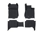 Genuine Ford Ranger TKE Double Cab Front & Rear Rubber Floor Mats 2011-2022 