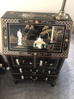 China Warehouse Mother Of pearl Secretary Desk