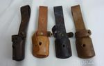 Post WWII Yugoslavian Military Army Leather Mauser Rifle Bayo Frog