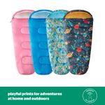 Silentnight Kids Sleeping Bag Girls Boys 3 Season Soft Touch Warm Cosy Easy Care