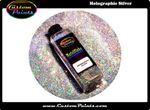Metal Flake Holographic Silver Medium size .008 Metallic Glitter Automotive 50g