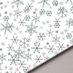 Christmas Snowflake Tissue Paper Sheets 50cm x 35cm Acid Free 18gsm 20" x 14"
