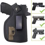  Tactical IWB OWB Belt Holster for Handguns with Light Laser Optic Attachment