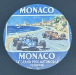 Monaco 24 Hour Grand Prix Plaque/Sign 7.75in.