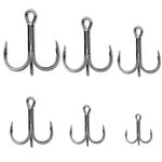 Extra Strong Pike Treble Hooks – Sizes 2, 4, 6, 8, 10 – Barbed, Semi, Barbless