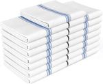 Pack of 15 Terry 100% Cotton Tea Towels Set Dish Cloths Kitchen Cleaning Drying